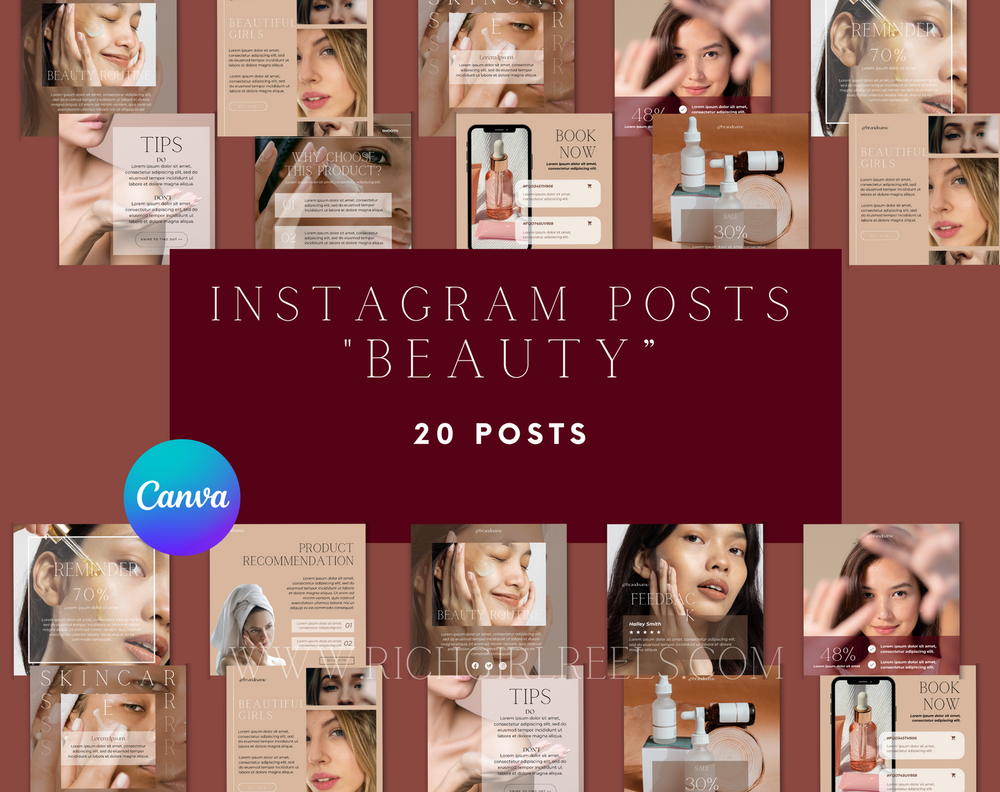 Instagram posts "beauty niche"