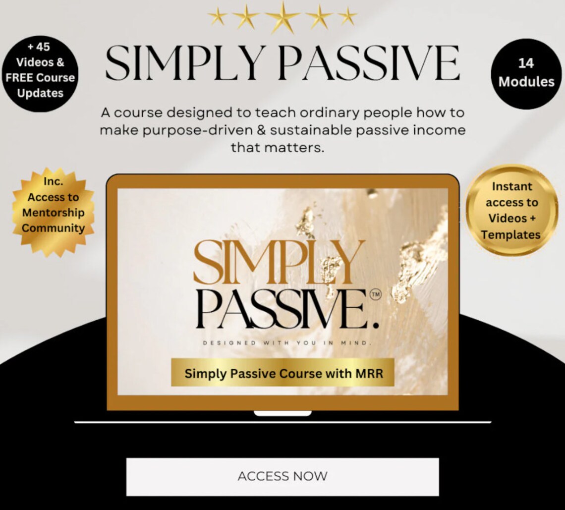 Simply Passive | Cursus met master resell rights